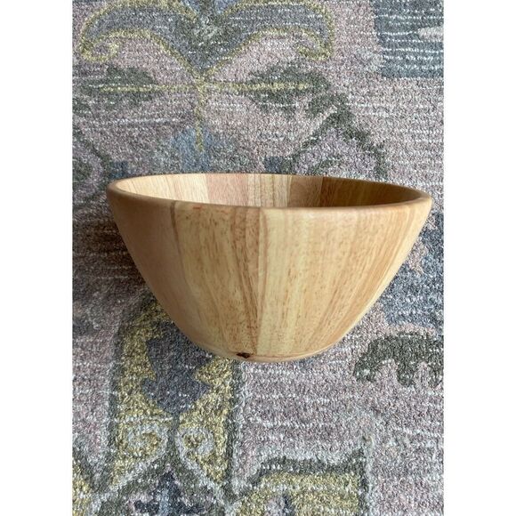 Hearth & Hand 95 ounce Rubber Wood Serving Bowl